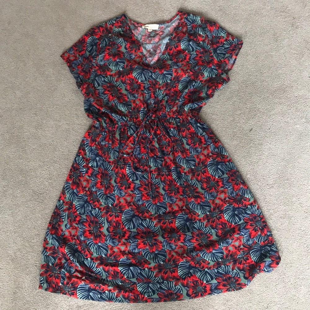 Koton Casual Floral & Flowy Midi Dress